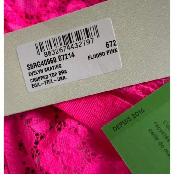 Stella McCartney Fuchsia lacec Bra - Picture 5 of 5